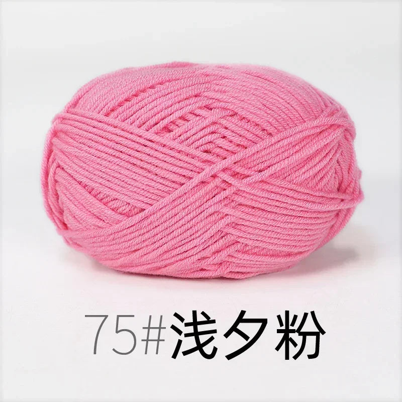 Milk Cotton Yarn 50 Grams/Ball for Knitting