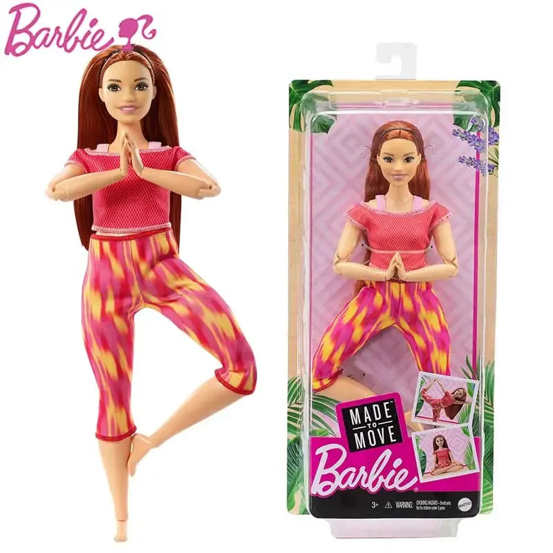 Barbie fitness exercise combination multi-joint movable yoga doll