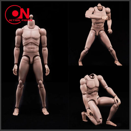 1/6  Europe Skin Male Action Figure Doll 12'' Super Flexible Joint Body - Shop owners choice