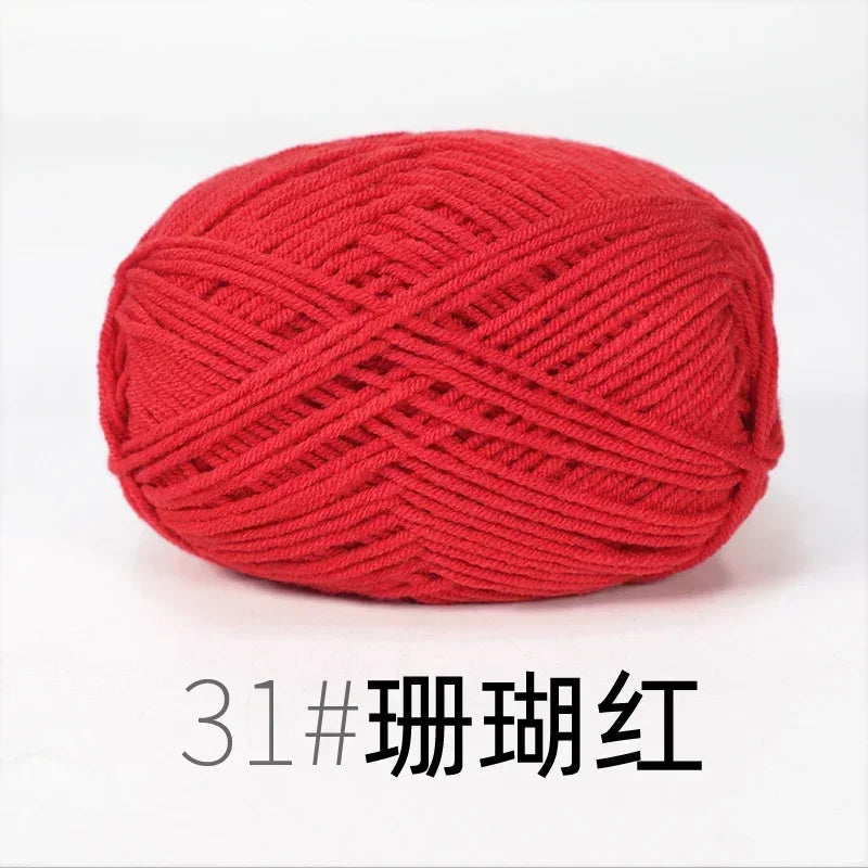 Milk Cotton Yarn 50 Grams/Ball for Knitting