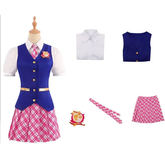 Barbie Movies Cosplay Costumes  School Uniform