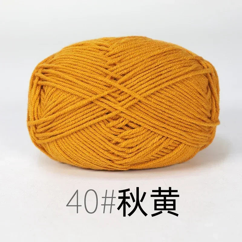 Milk Cotton Yarn 50 Grams/Ball for Knitting