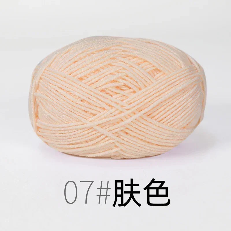 Milk Cotton Yarn 50 Grams/Ball for Knitting