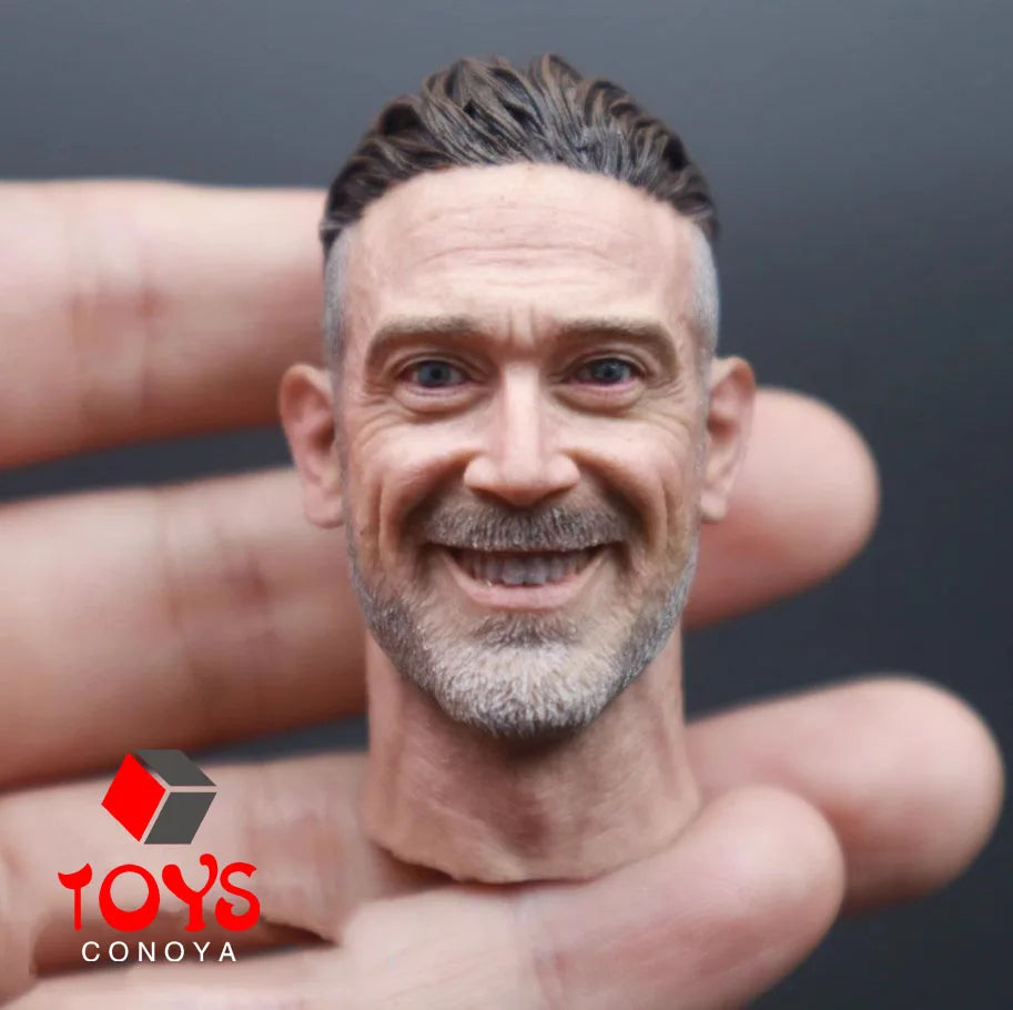 1/6 American Male Head Sculpture Arnold Negan Cruise Jason Star Head Sculpt for 12" TBL Action Figure Doll