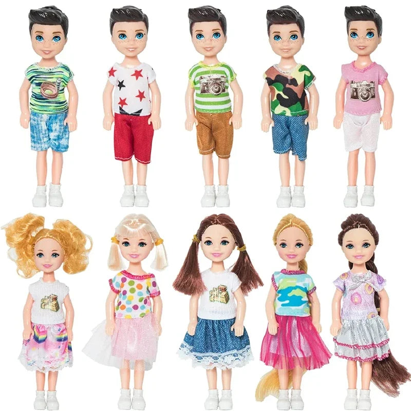 5 Inch Mini Kelly & Chelsea Doll collection