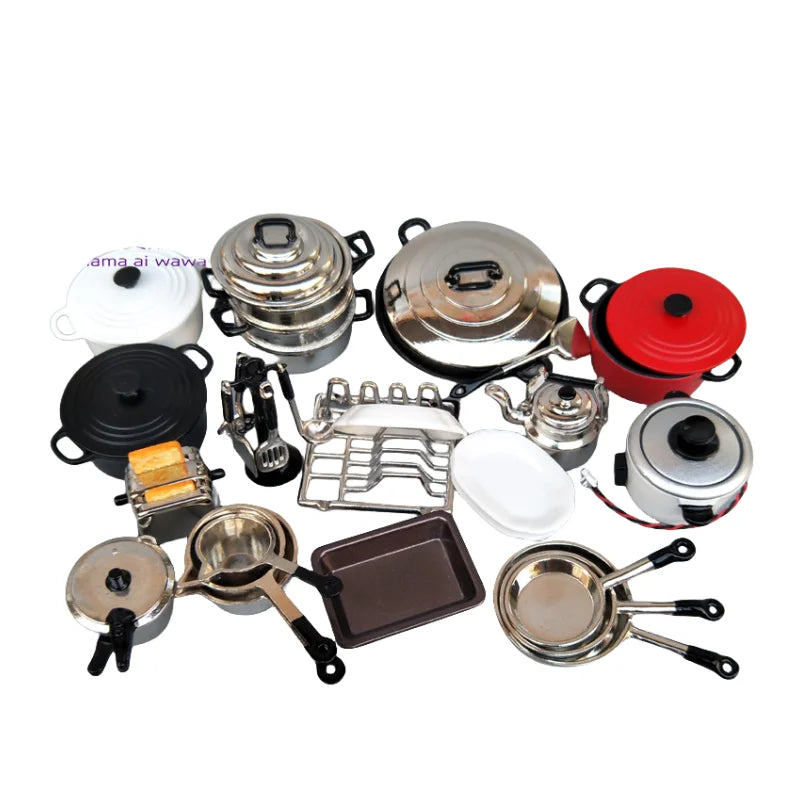 Luxe Dollhouse Kitchenware 1/6
