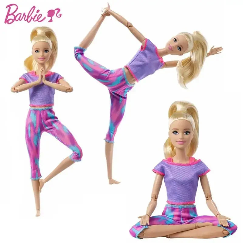 Barbie fitness exercise combination multi-joint movable yoga doll