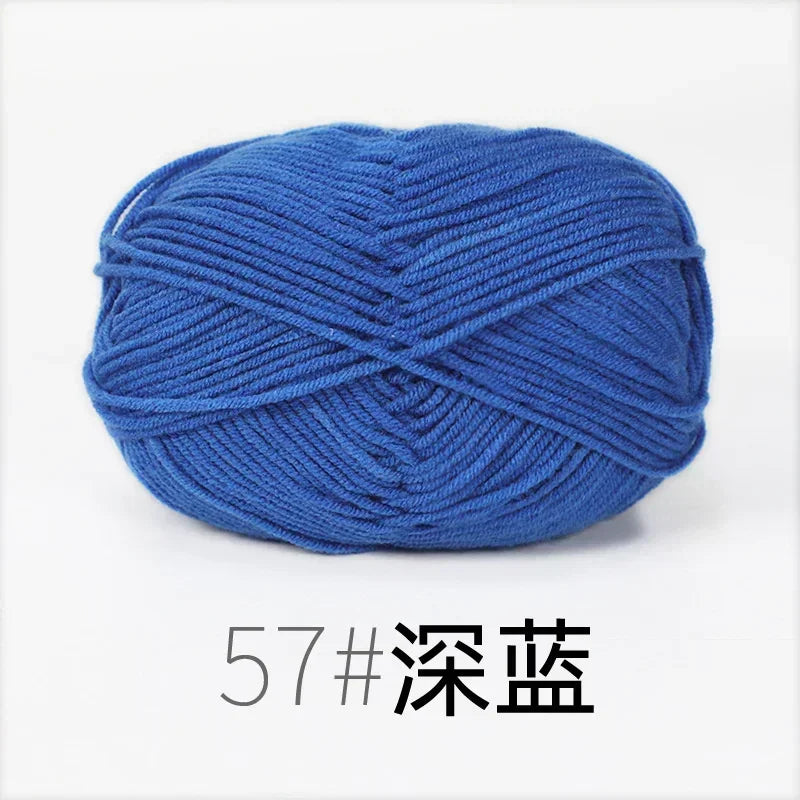 Milk Cotton Yarn 50 Grams/Ball for Knitting