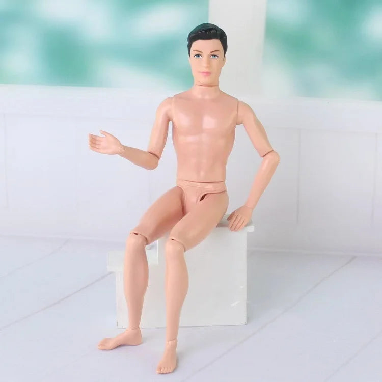 Naked Moveable Jointed Male Doll