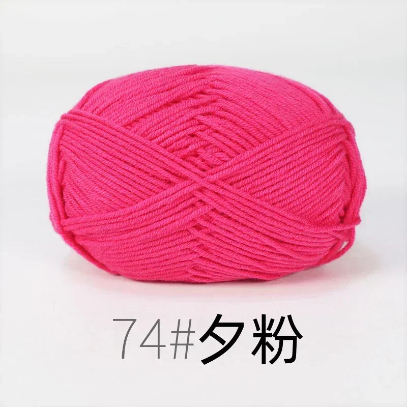 Milk Cotton Yarn 50 Grams/Ball for Knitting