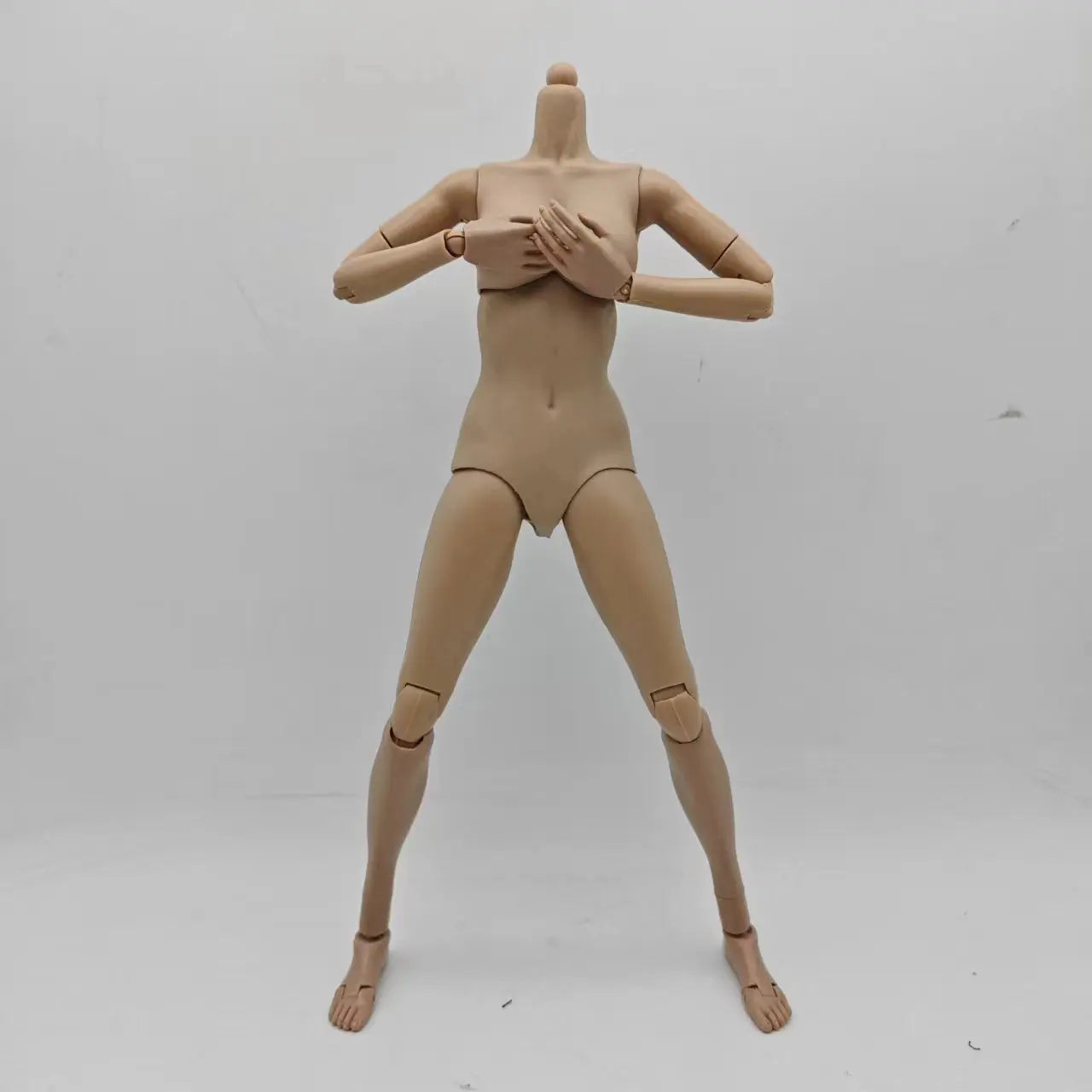 Head Hunters DNA Female Body Suntan/Pale Color Super flexible Body Model With Joints.