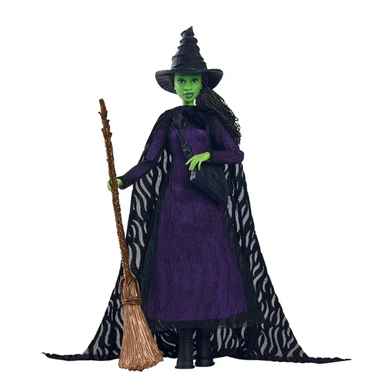 Original Mattel Barbie Wicked Glinda Elphaba Fiyero Madame Morrible Fashion Dolls for Girls Articulated Movie Action Figure Gift