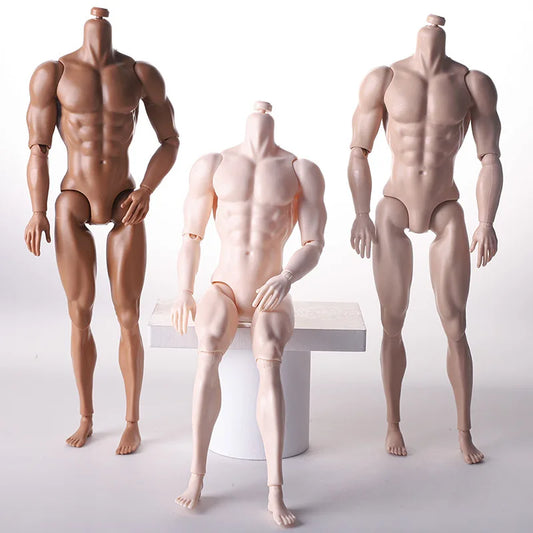 31cm Height Male Body 1/6 MJD  Body  Normal  & Tan Skin Strong Man