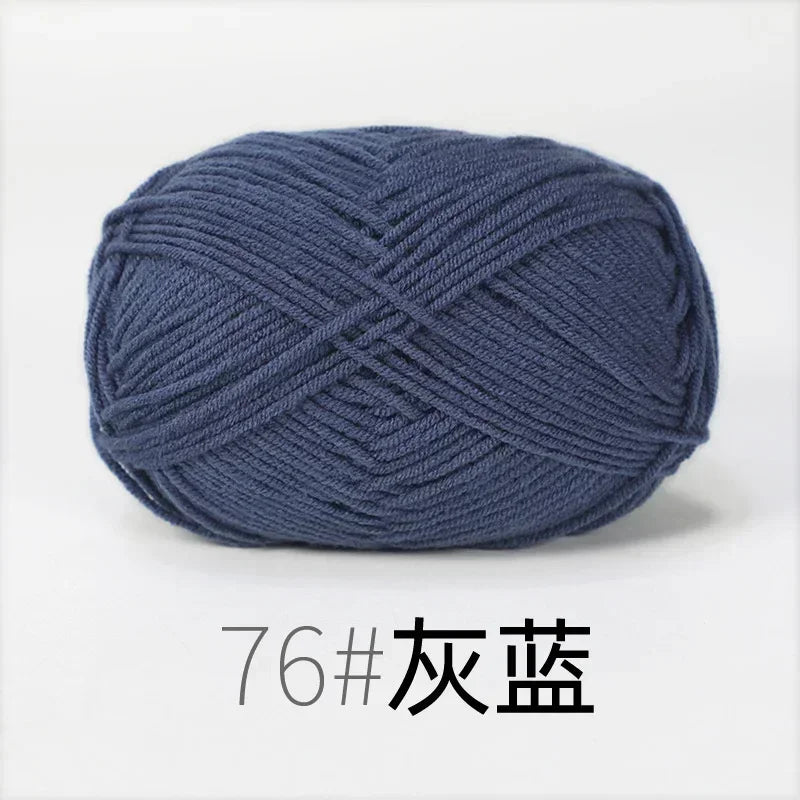 Milk Cotton Yarn 50 Grams/Ball for Knitting