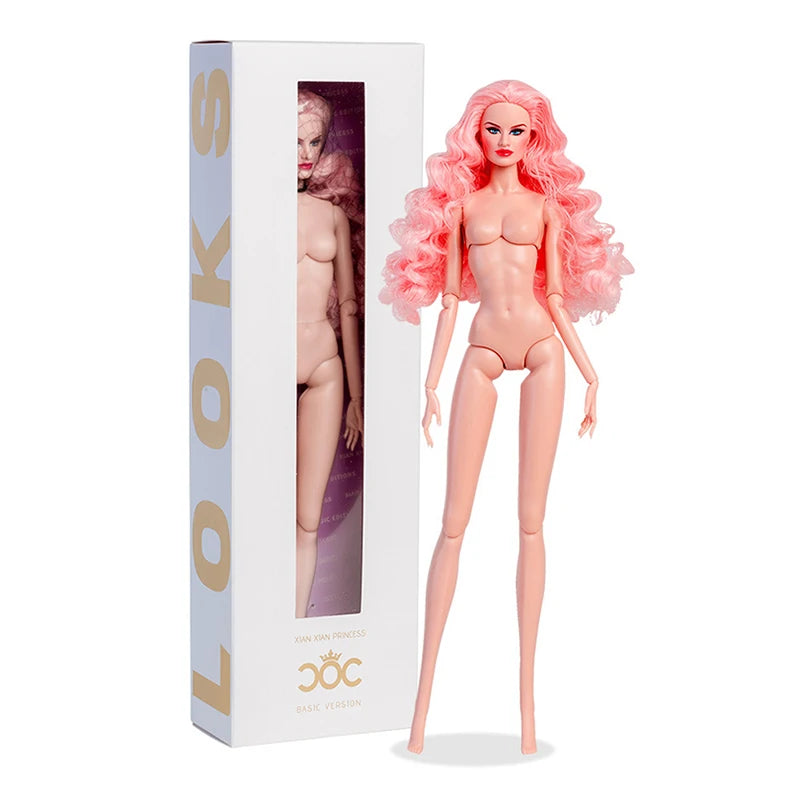 European Fashion Light-Toned 1/6 32cm BJD Doll Naked