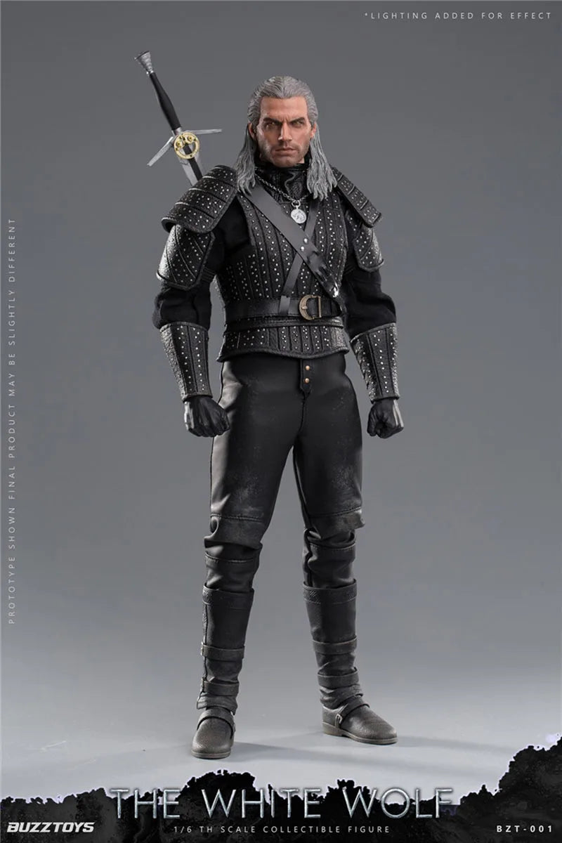 Henry Cavill   The Witcher White Wolf Geralt 1/6 Male