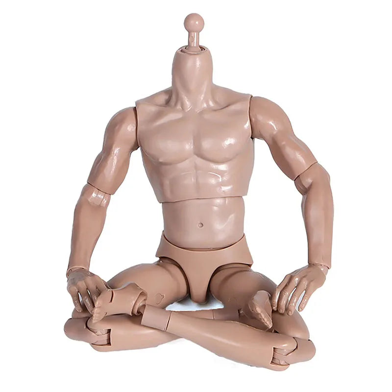 1/6 Male Normal Muscle Joint Body 12'' Flexible  Body