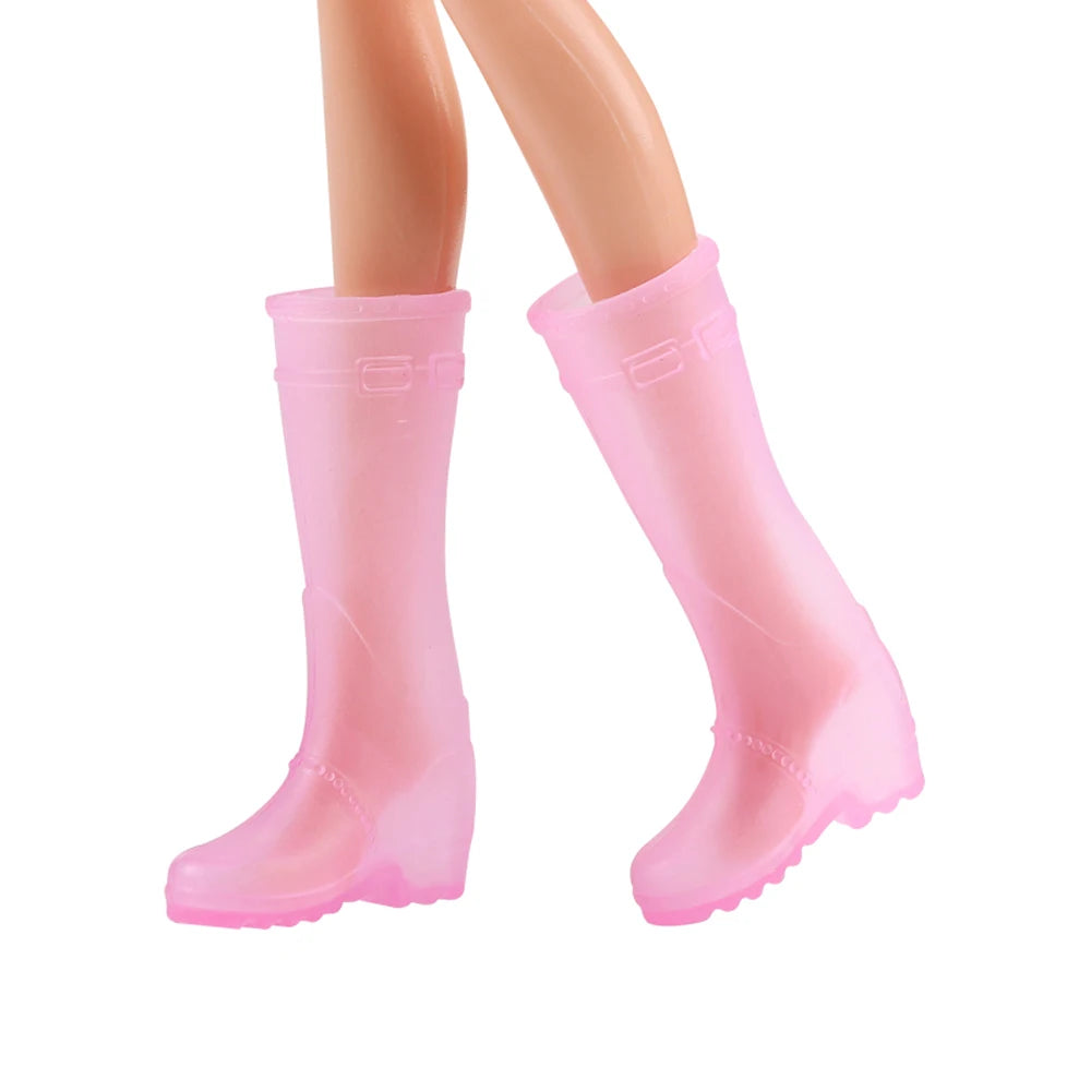 These Boots are made for walking - 5 Pairs 11.5 Inch Doll Shoes 30 CM