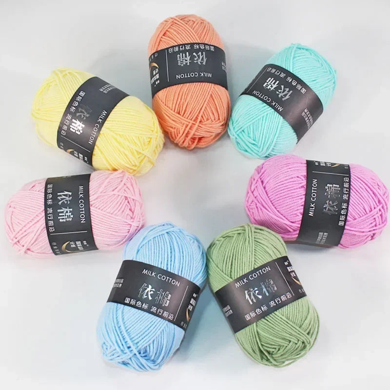 Milk Cotton Yarn 50 Grams/Ball for Knitting