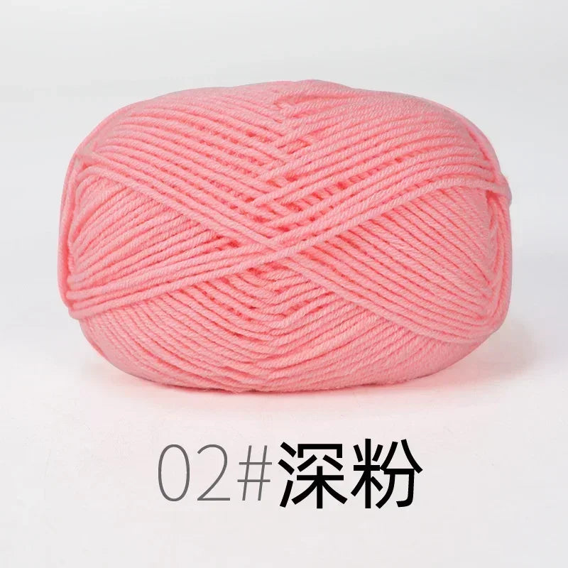 Milk Cotton Yarn 50 Grams/Ball for Knitting