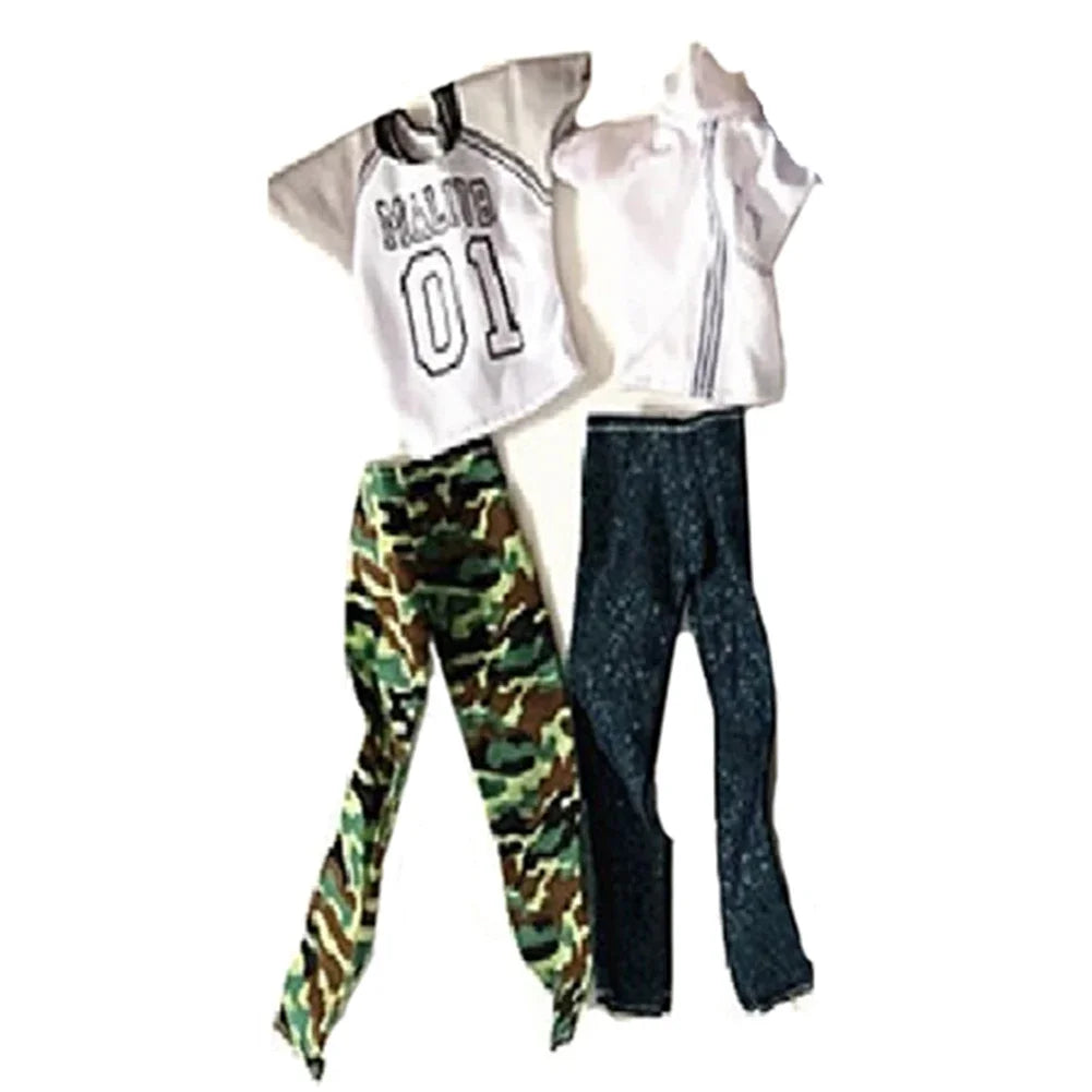 Urban Edge 8pcs Male Doll Clothes Collection