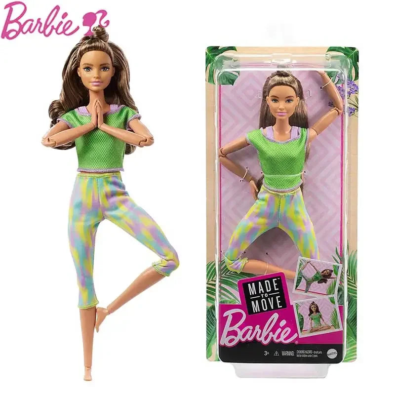 Barbie fitness exercise combination multi-joint movable yoga doll